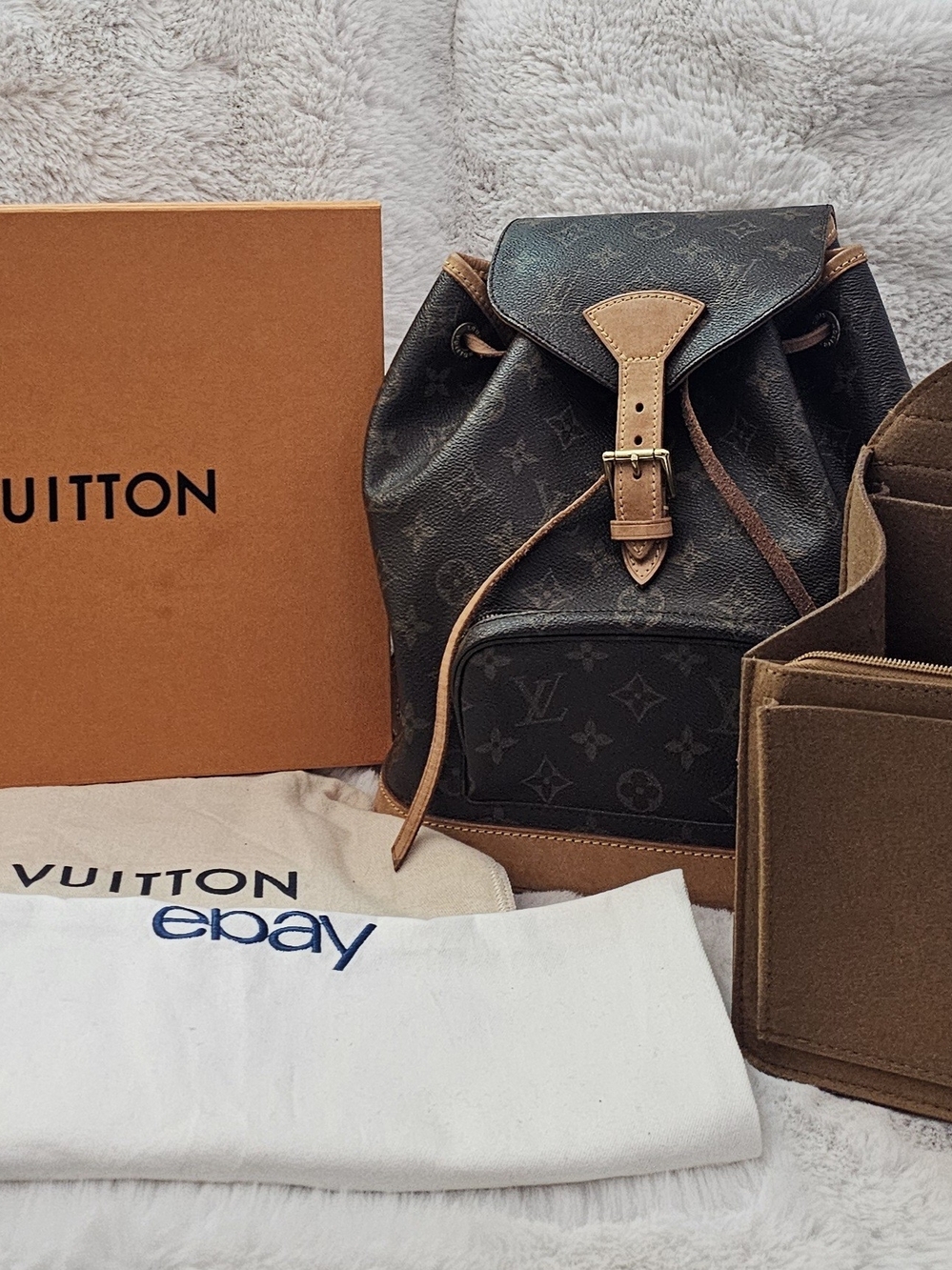 Louis Vuitton Brown Monogram Backpack Montsouirs MM